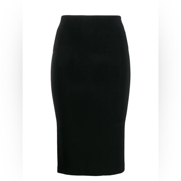 Norma Kamali Mid-Length Fitted Tube Skirt - Picture 1 of 6